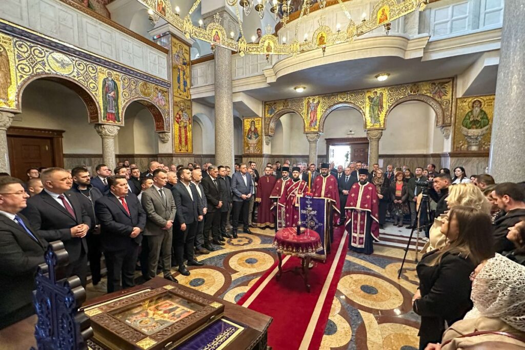 Молитвени помен у Храму Христа Спаситеља у Бањалуци поводом 24. марта 1999.