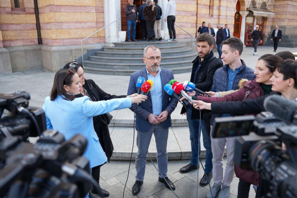 Молитвени помен у Храму Христа Спаситеља у Бањалуци поводом 24. марта 1999.