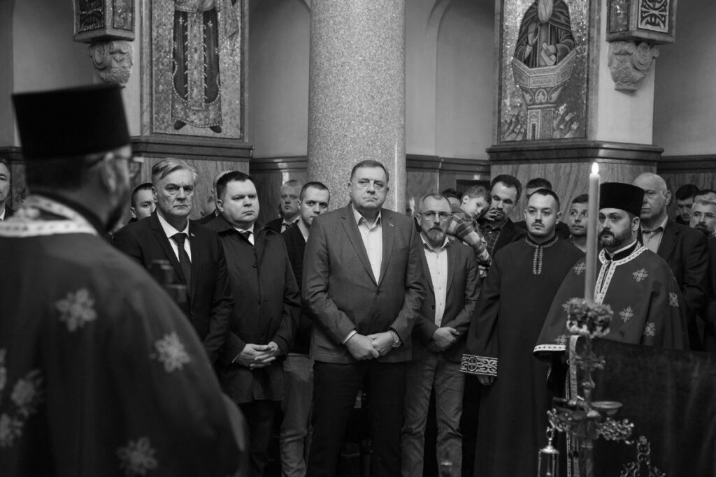 Молитвени помен у Храму Христа Спаситеља у Бањалуци поводом 24. марта 1999.