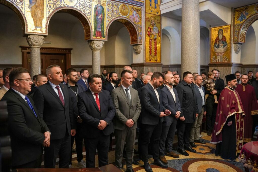 Молитвени помен у Храму Христа Спаситеља у Бањалуци поводом 24. марта 1999.