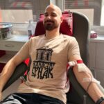 Добровољни даваоци крви током Видовданске акције у Заводу за трансфузијску медицину Бања Лука