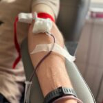 Добровољни даваоци крви током Видовданске акције у Заводу за трансфузијску медицину Бања Лука