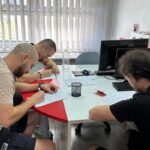 Добровољни даваоци крви током Видовданске акције у Заводу за трансфузијску медицину Бања Лука