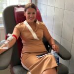 Добровољни даваоци крви током Видовданске акције у Заводу за трансфузијску медицину Бања Лука